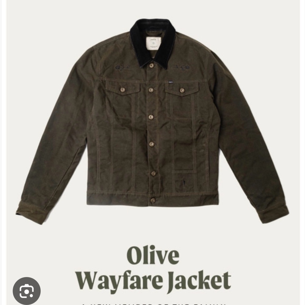 Olive Wayfare Waxed Canvas Jacket